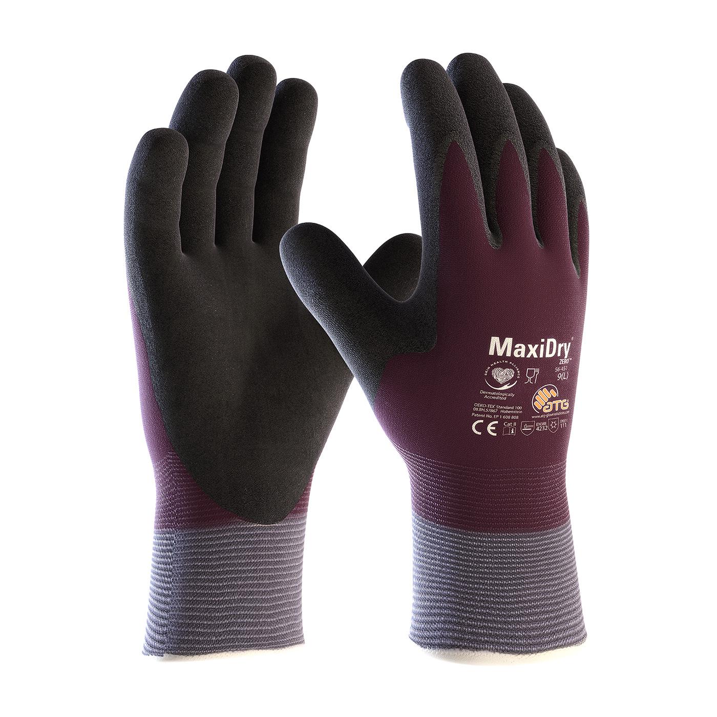 MAXIDRY ZERO DOUBLE DIPPED NITRILE - Cold-Resistant Gloves